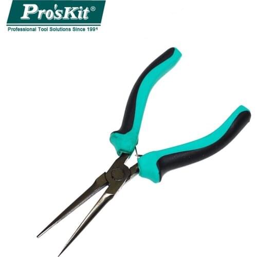 100% Original ProsKit PM-746 Electrician Pliers Cutting Multifunctional S45C Hardness Permenorm Needle Nose Plier