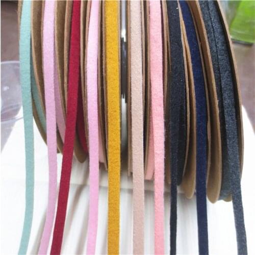 100 Yards 5MM/0.5cm Plush Double Faced for Hair Bows DIY Handmade Materials Ribbons for Crafts Christmas Decor 244
