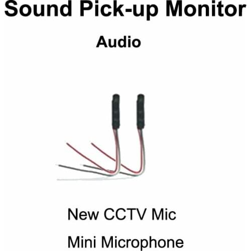 2pcs CCTV Camera Mic High sensitive MIni Sound Pick-Up Monitor Security Camera Microphone Voice Audio CCTV System