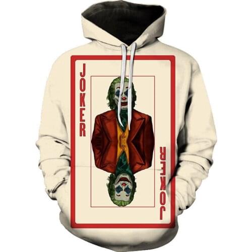 2021 Hot Sale HA HA JOKER 3D Printed Hoodies Women/Men Fashion Harajuku Hooded Sweatshirt Casual Streetwear Clothes