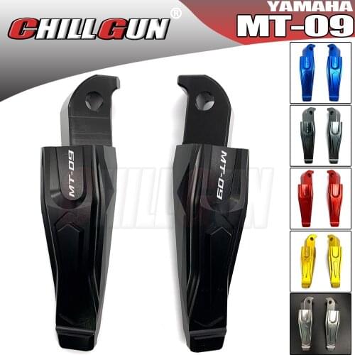 Accessories Aluminum Rear Passenger Footrest Foot Peg Pedals For YAMAHA MT09 MT-09 MT 09 2014 2015 2016 2017 2018 2019 2020 FZ09