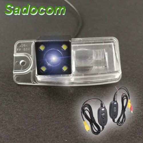 HD Car CCD 4LEDS Night Vision Backup Rear View Rearview Reversing Camera Waterproof Parking For Nissan X-Trail X Trail 2014 2015