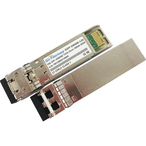 Free shipp SFP+10G-C26 Transceiver Module 10GBASE-DWDM-1556.55nm 40km LC For Cisco DWDM-SFP10G-56.55