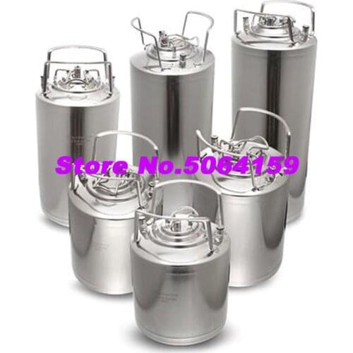 6L/9L 304 Stainless Steel Beer Can Coke Syrup Can Pepsi Bucket Coke Bucket From The Brew Pot Craft Brewing Two Keg Barrel
