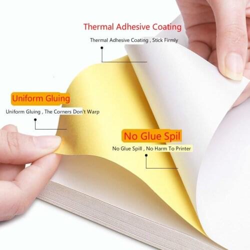 100 Sheets A4 200sheets A3 Laser Inkjet Printer Copier Craft Paper White Self Adhesive Sticker Label Matte Surface Paper Sheet