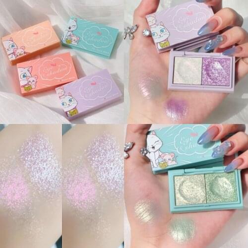 Face Contour Palette Highlighter Bronzer Palette Makeup Palette 2 Color Make Up Highlight Bronzer Cosmetic Highgloss Brightener