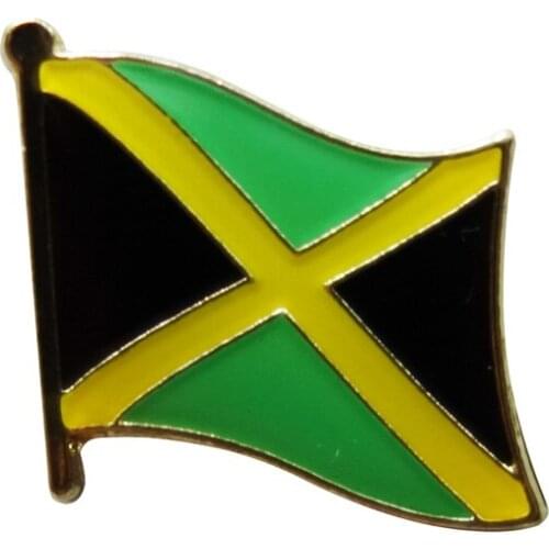 Jamaica 300+ Country flag Lapel Pin Badge Enamel badge brooch Jeans shirt bags Cool Jewelry Gift for girl n boys (8pcs/lot)