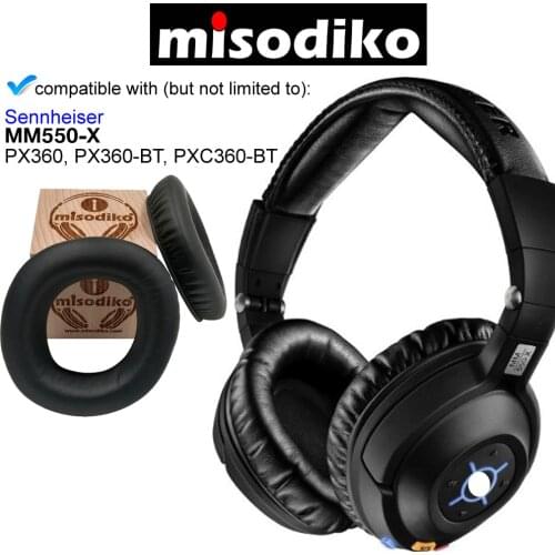 Misodiko Replacement Ear Pads Cushions Kit - for Sennheiser MM550-X, PX360, PXC360-BT, Headphones Repair Parts Earpads