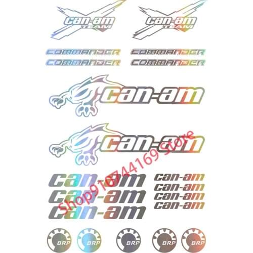 For CAN-AM CanAm BRP Team Commander Decal Sticker Quad 20 pieces pieces