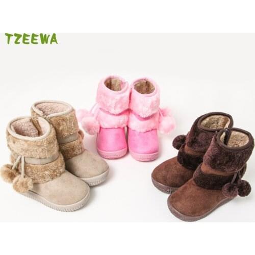 2020 New Winter Children Boots Warm Girls Shoes Cotton-Padded Boys Girls Boots Kids Shoes Boys Snow Boots Sapato Infantil Menina