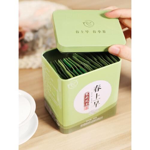 2021 new tea Superfine tea 7 times scenting Sichuan huamaofeng jasmine tea green tea Small bag, iron box, gift box