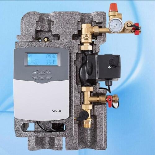 220V SR11L-258 Single pipeline Series Solar Hot Water Pump Station with Integrated controller SR258