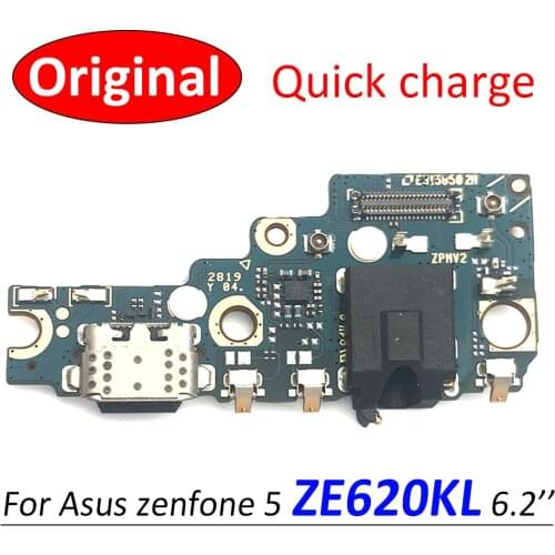 Original New Charging Port For Asus zenfone 5 ZE620KL 6.2 Charge Board USB Plug PCB Dock Connector Flex Cable Replacenent Parts