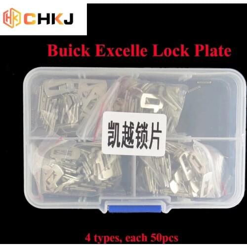 CHKJ 200PCS/Lot Car Lock Reed Locking Plate For Buick Excelle Auto Repair Accessories Locksmith Supplies (4 Types Each 50pcs)