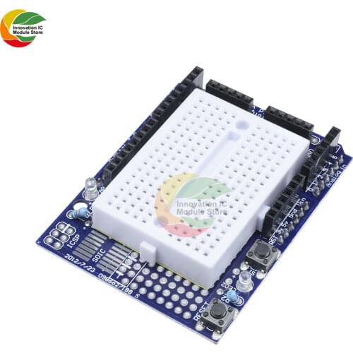 Ziqqucu SYB-170 Proto Shield Prototype Expansion Board Solderless Breadboard for Arduino R3 ATMEGA328P One MEGA328