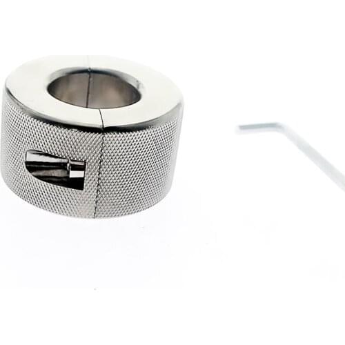 Ball stretcher Metal Scrotum Pendant Ball Stretchers Testis Weight penis Restraint Stainless Steel cock Lock heavy BDSM RING