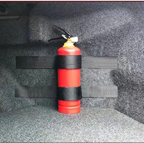Strap Car Trunk Organizer Stowing Tidying Car-styling Fixed Sundry Belt Automobiles Interior Fire extinguisher Fixing