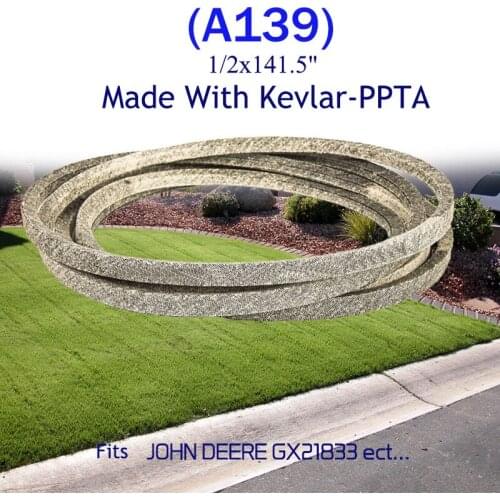 Mower Belt Make With Kevlar Para Aramid Fiber Hot Selling Free Shipping for 110-6892 Repeated Bending Lawn Mower 1/2 "x 19"