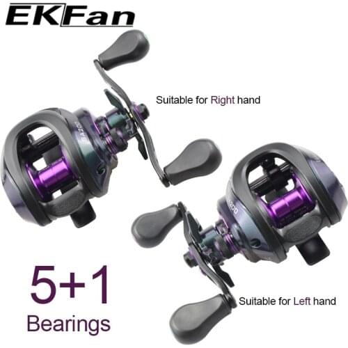 Reel fishing force Lure Long Water EKfan Reel anti-explosion brake Reel magnetic throw Drop