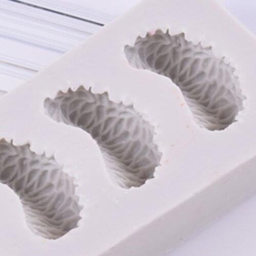 4 Cavity Tangerine Orange Slice Silicone Mold Fondant Icing Mould DIY Cake Decor