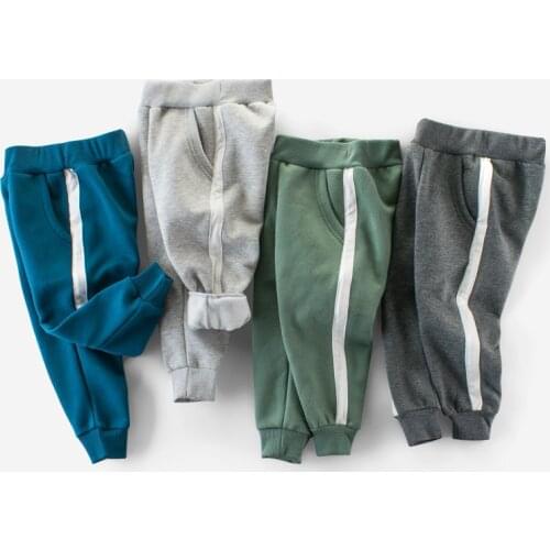 2019 spring boy Sports pants cotton Cartoon Dinosaurs baby trousers Leisure children clothing 2-10Y Wholesale kids tracksuits