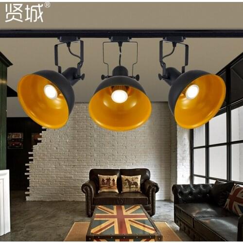 Vintage Rustic Metal Pendant Lights Iron Lampshade Edison Retro Lustre Shade Hanging Lamp Fixtures Industrial Lighting Lamparas