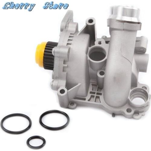 NEW 06H 121 026 DD Aluminum Water Pump Upgrade For Audi A4 A6 Q3 Q5 VW Passat Golf Jetta Tiguan Seat Skoda 2.0TFSI 06H121026CQ