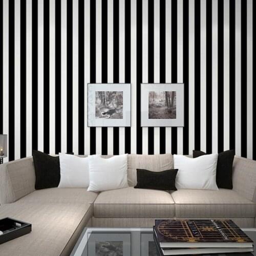 Wellyu Non-woven simple lines wallpaper for walls 3d mural papel de parede 3d flocking wall paper roll wall papers home decor