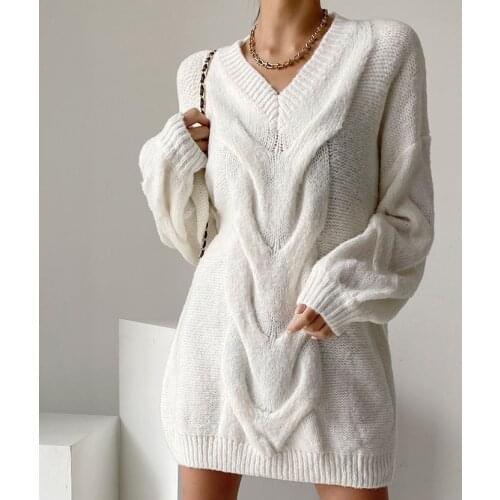 Модные вязаные платья Wensilian China At AliExpress