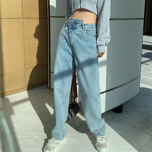 Real Shot 2021 Spring Summer New Fashion High-Waisted Thin Drape Womens Loose Casual Straight Wide-Leg Pants