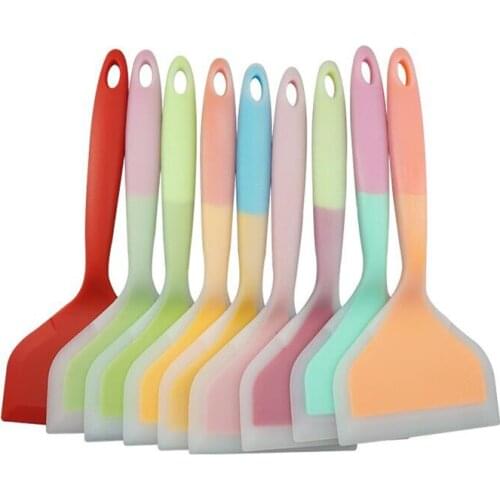 1PC Silicone Spatula Kitchen Scraper Pro Home Cooking Utensils Beef Meat Wide Pizza Shovel Non-stick Turners Food Kitchen Items
