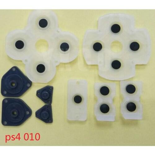 10 sets For PS4 Dualshock 4 Controller 010 Controller Conductive Rubber Contact Pad Button D-Pad Replacement repair Parts