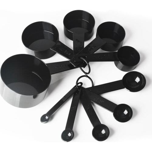 10pcs/set Kitchen Measuring Spoons Teaspoon Coffee Sugar Scoop Cake Baking Flour Measuring Cups Kitchen Cooking Tools Home Usage
