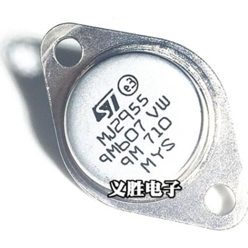 2PCS PNP Type High Power Transistor MJ2955 15A100V 115W TO-3 Gold Seal