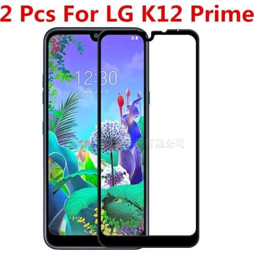 2 PCS High quality Full cover cell phone Protective Glass For LG K12 Prime k12prime Tempered Screen Protector Glass Film Case