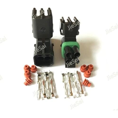 4 Pin 12015798 12015024 Female Male Weather Pack Electrical Wire 2.5 Connector Socket Sealed Wiring Automotive Connector