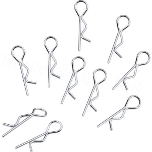 50 pcs/lot Large RC Body Clips 1/5th Scale R Pins HPI Baja Losi 5ive Ofna Baja Gasoline Electric Monster Truck Buggy
