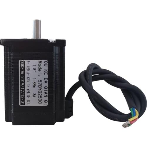 57 stepper motor, 57BYG250C, shaft diameter 8mm, 1.8NM, two-phase four-wire, high quality
