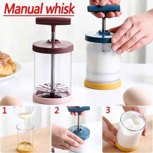 Household Manual Whisk DIY Egg White Milk Foam Mixer Cream Cake Whisk Cooking Accessories Baking Accessories Kitchen Accessories