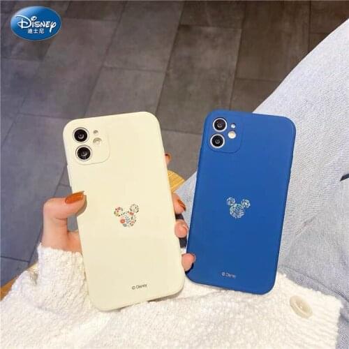 DISNEY 2021 Mickey Case for IPhone 11 12 Pro Xs Max iPhone SE 2020 6 6S 7 8 Plus Cute Phone Case 360 Full Cover zz0701