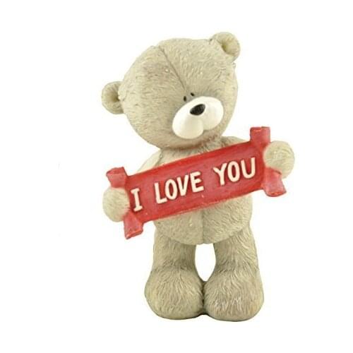 ENNAS Decoration Lovely Resin Bear Figurines I LOVE YOU Christmas Gifts Mothers Day gift Decoration 3.86