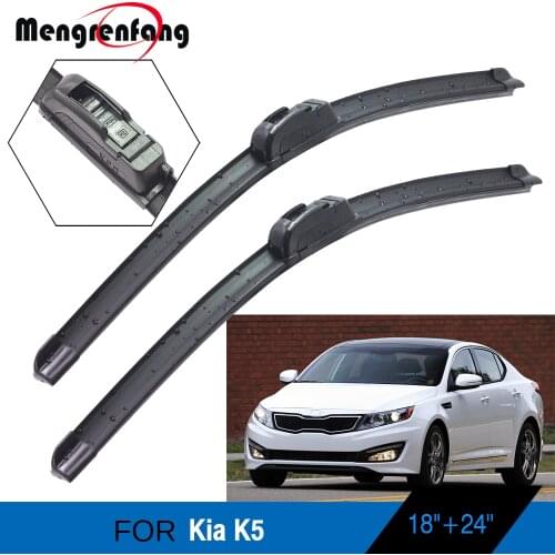 For Kia K5 Car Wiper Blades Front Windscreen Soft Rubber Wiper Accessories 2 Pieces