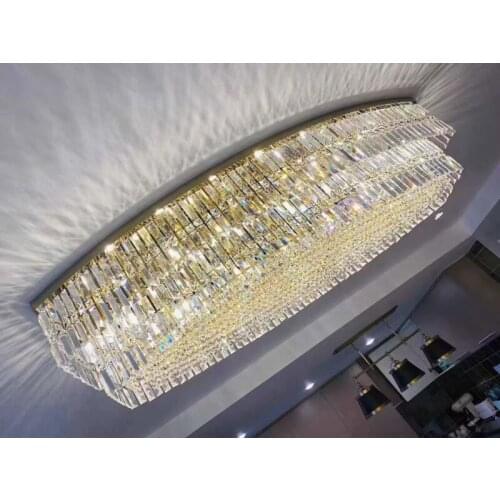 New design crystal chandelier island living room decorative lighting living room dining room lights custom lights