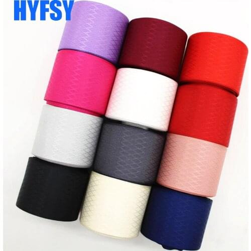Hyfsy 10095 7/8 22mm 1-1/2 38mm lattice ribbon 10 yards DIY handmade materials gift wrapping satin ribbon Diamond plaid