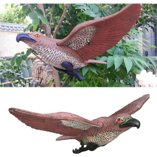 Fake Horned Decoy Bird Repellent Garden Protectors Deterrent Scarer Garden Hanging Decor