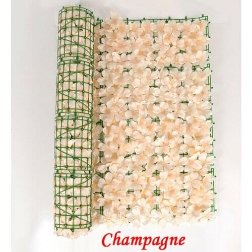 Artificial Cherry Blossom Leaf Privacy Fence Screen Home Garden Flowers Hedge Privacy Screens Artificial Fence