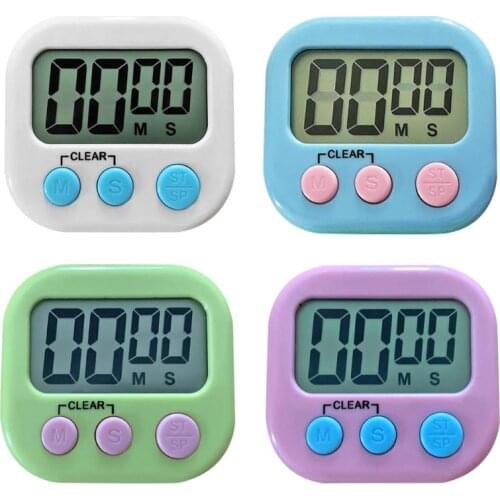 Magnetic LCD Digital Kitchen Countdown Timer Alarm with Stand Kitchen Timer Practical Cooking Timer Alarm Clock