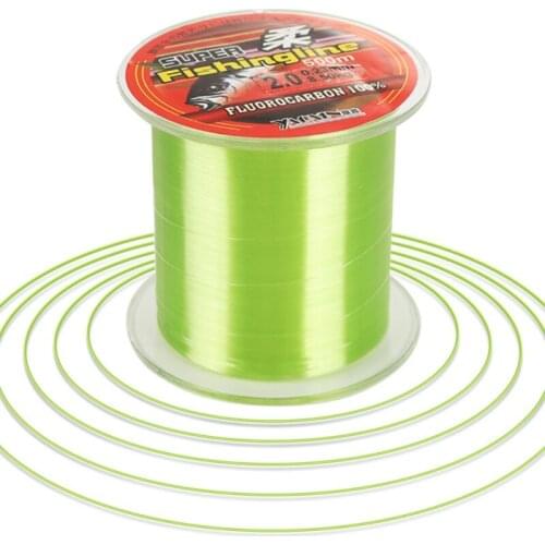 100M/200M/300M/500M Nylon Fishing Line Fluorocarbon Coated Monofilament Fishing Leader Line Carp Fishing Wire Fishing Tackle