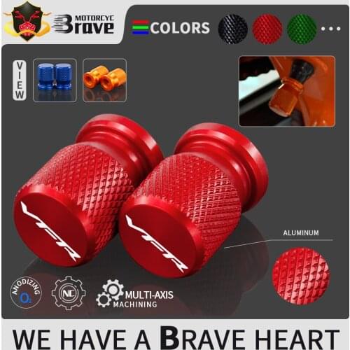 Logo "VFR" For Honda VFR750 VFR800 VFR 800 F VFR800F Motorcycle CNC Accessorie Wheel Tire Valve Stem Caps Airtight Covers