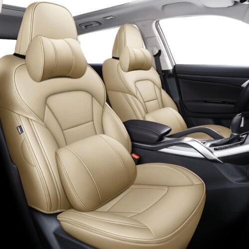 Genuine Leather Car seat covers For dodge journey caliber challenger ram 1500 durango nitro accessories